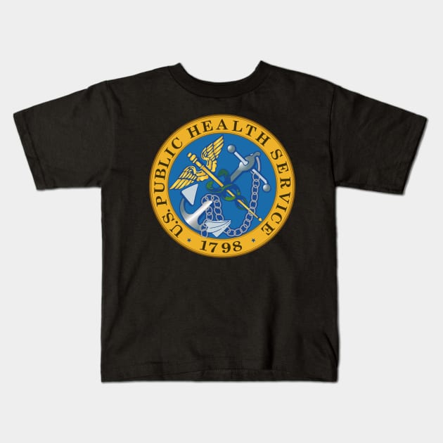 United States Public Health Service Seal - Color Kids T-Shirt by twix123844